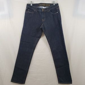 Lands' End Slim Straight Jeans 8P